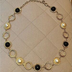 Chico's Gold and Black Necklace